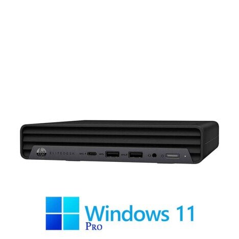 Mini PC HP EliteDesk 800 G6, Hexa Core i5-10500, 16GB, 512GB SSD, Win 11 Pro